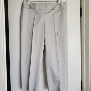 White House Black Market Legacy Cropped Pant sz6 grey